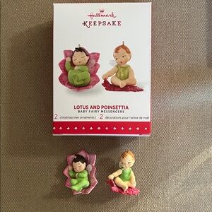 Lotus & Poinsettia Baby Fairy Messenger 2015 1st in the Series